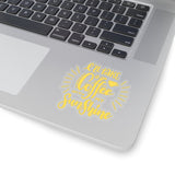 I will take a coffee with my sunshine vinyl sticker! FreckledFoxCompany