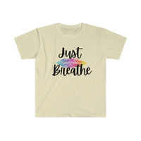 Just Breathe Graphic Tees! Unisex, Ultra soft, Artsy Design! FreckledFoxCompany