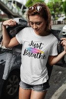 Just Breathe Graphic Tees! Unisex, Ultra soft, Artsy Design! FreckledFoxCompany