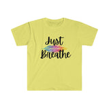 Just Breathe Graphic Tees! Unisex, Ultra soft, Artsy Design! FreckledFoxCompany