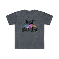 Just Breathe Graphic Tees! Unisex, Ultra soft, Artsy Design! FreckledFoxCompany