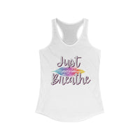 Just Breathe Women's Ideal Racerback Tank Top! FreckledFoxCompany