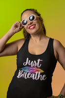 Just Breathe Women's Ideal Racerback Tank Top! FreckledFoxCompany