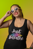 Just Breathe Women's Ideal Racerback Tank Top! FreckledFoxCompany