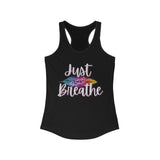 Just Breathe Women's Ideal Racerback Tank Top! FreckledFoxCompany