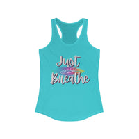 Just Breathe Women's Ideal Racerback Tank Top! FreckledFoxCompany