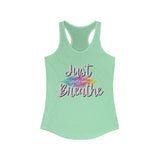 Just Breathe Women's Ideal Racerback Tank Top! FreckledFoxCompany