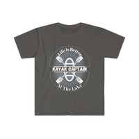 Kayak Captain Life is Better at The Lake Unisex Graphic Tees! Summer Vibes! FreckledFoxCompany