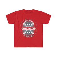 Kayak Captain Life is Better at The Lake Unisex Graphic Tees! Summer Vibes! FreckledFoxCompany