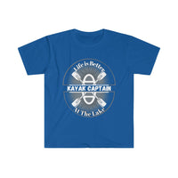 Kayak Captain Life is Better at The Lake Unisex Graphic Tees! Summer Vibes! FreckledFoxCompany