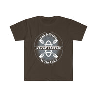 Kayak Captain Life is Better at The Lake Unisex Graphic Tees! Summer Vibes! FreckledFoxCompany