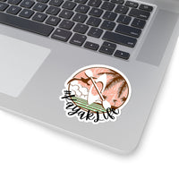 Kayak Life Sticker! Transparent, White, 4 sizes! FreckledFoxCompany