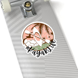 Kayak Life Sticker! Transparent, White, 4 sizes! FreckledFoxCompany