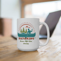 Kayaking, Burn Off The Crazy Ceramic Mug 15oz! FreckledFoxCompany