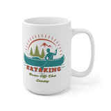 Kayaking, Burn Off The Crazy Ceramic Mug 15oz! FreckledFoxCompany