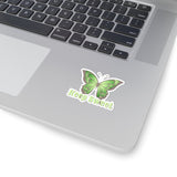 Keep Sweet Butterfly Ombre Green Vinyl Sticker! FreckledFoxCompany