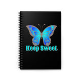 Keep Sweet Ombre Blue Butterfly Journal! FreckledFoxCompany