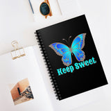 Keep Sweet Ombre Blue Butterfly Journal! FreckledFoxCompany