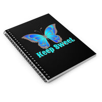 Keep Sweet Ombre Blue Butterfly Journal! FreckledFoxCompany