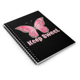 Keep Sweet Ombre Pink Butterfly Journal! FreckledFoxCompany