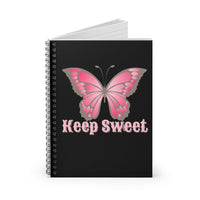 Keep Sweet Ombre Pink Butterfly Journal! FreckledFoxCompany