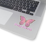 Keep Sweet Purple Ombre Butterfly Vinyl Sticker! FreckledFoxCompany