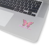 Keep Sweet Purple Ombre Butterfly Vinyl Sticker! FreckledFoxCompany