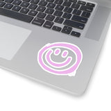 Lavender Smile More Vinyl Sticker! FreckledFoxCompany