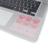 Live outside the shell ombre pink vinyl sticker! FreckledFoxCompany