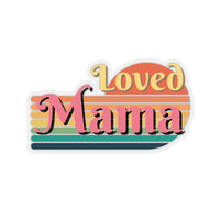 Loved Mama Retro Vinyl Sticker! Mothers Day Gift! FreckledFoxCompany