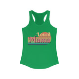 Loved Mama Retro Women's Racerback Tank! Mothers Day Gift! Ultra Soft! FreckledFoxCompany