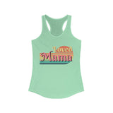 Loved Mama Retro Women's Racerback Tank! Mothers Day Gift! Ultra Soft! FreckledFoxCompany