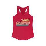 Loved Mama Retro Women's Racerback Tank! Mothers Day Gift! Ultra Soft! FreckledFoxCompany