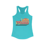 Loved Mama Retro Women's Racerback Tank! Mothers Day Gift! Ultra Soft! FreckledFoxCompany