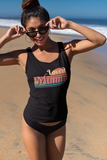 Loved Mama Retro Women's Racerback Tank! Mothers Day Gift! Ultra Soft! FreckledFoxCompany