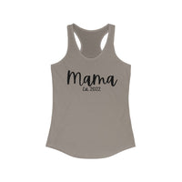 Mama Est. 2022 Women's Racerback Tank! Mothers Day Gifts! FreckledFoxCompany