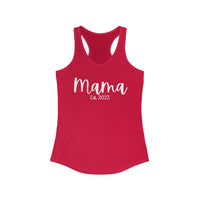 Mama Est. 2022 Women's Racerback Tank! Mothers Day Gifts! FreckledFoxCompany