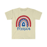 'Merica Red USA Rainbow Graphic Tees! Independence Day! FreckledFoxCompany