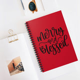 Merry and Blessed Journal! Winter Vibes! FreckledFoxCompany