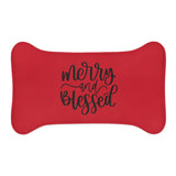 Merry and Blessed Pet Feeding Mats! Winter Vibes! FreckledFoxCompany