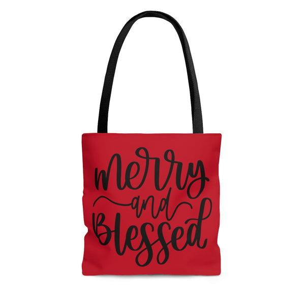 Merry and Blessed Tote Bag! Winter Vibes! FreckledFoxCompany