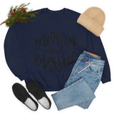 Merry and Blessed Unisex Crewneck Sweatshirt! Winter Vibes! FreckledFoxCompany