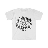 Merry and Blessed Unisex Graphic Tees! Winter Vibes! FreckledFoxCompany