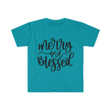 Merry and Blessed Unisex Graphic Tees! Winter Vibes! FreckledFoxCompany