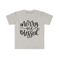 Merry and Blessed Unisex Graphic Tees! Winter Vibes! FreckledFoxCompany