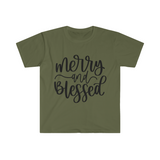 Merry and Blessed Unisex Graphic Tees! Winter Vibes! FreckledFoxCompany