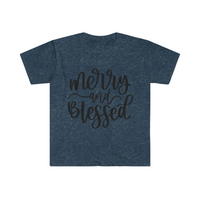 Merry and Blessed Unisex Graphic Tees! Winter Vibes! FreckledFoxCompany