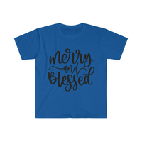 Merry and Blessed Unisex Graphic Tees! Winter Vibes! FreckledFoxCompany