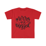 Merry and Blessed Unisex Graphic Tees! Winter Vibes! FreckledFoxCompany