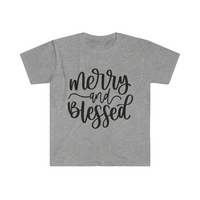 Merry and Blessed Unisex Graphic Tees! Winter Vibes! FreckledFoxCompany